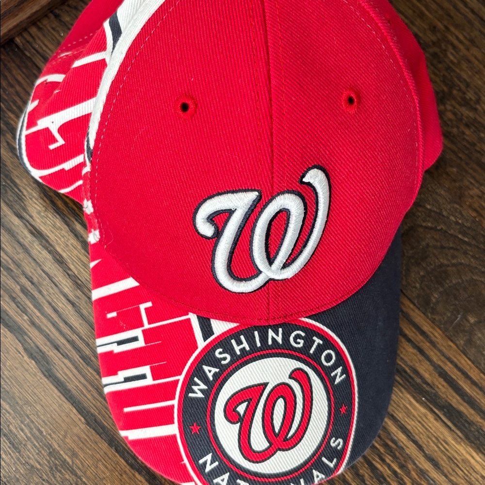 Washington Nationals WORLD 🌎 SERIES WINNER! Nats hat NWT 47 brand youth - Picture 2 of 8